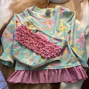 Precious Ruffle Butts two piece swim suit